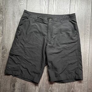 MEC Mountain Equipment Co-op Mens Hiking Cargo Shorts Black Size 36 Outdoor